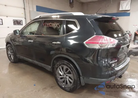 2016 Nissan Rogue Sl из США, поврежденный, VIN 5N1AT2MV3GC773983